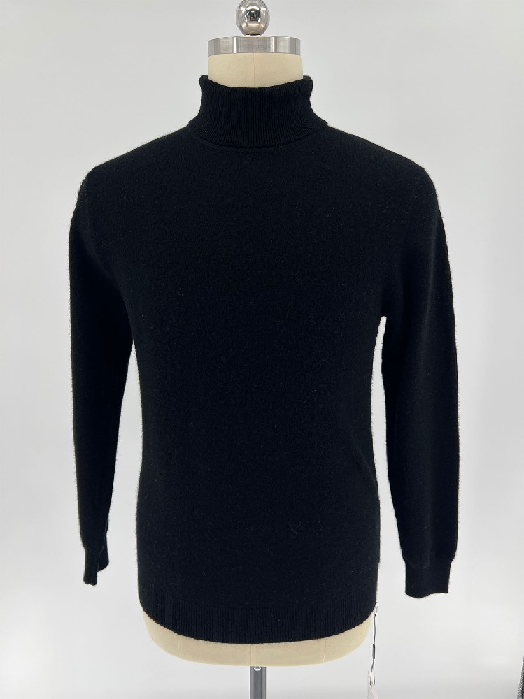 Men's 100% Wool Turtleneck Sweater