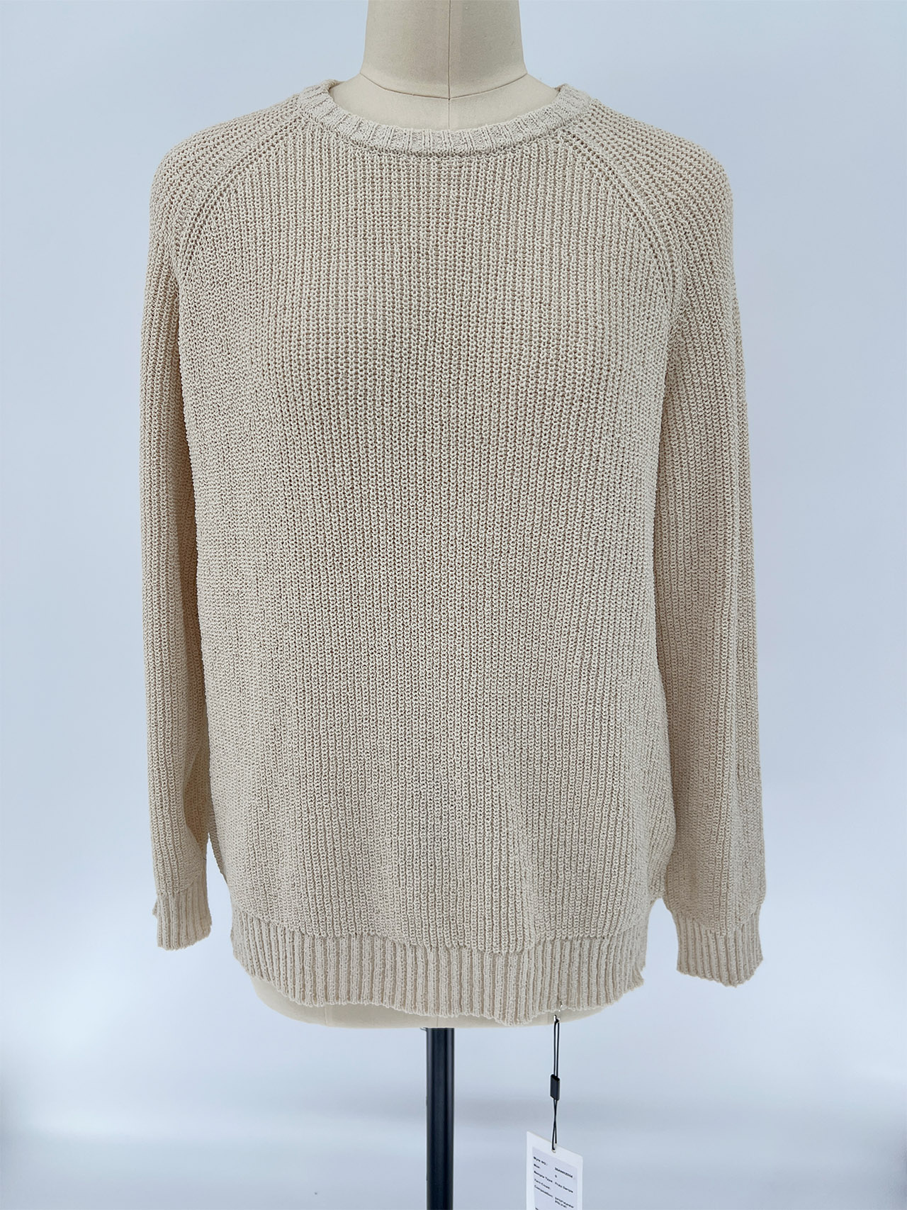 Women Autumn Winter Crew Neck Knit Sweater