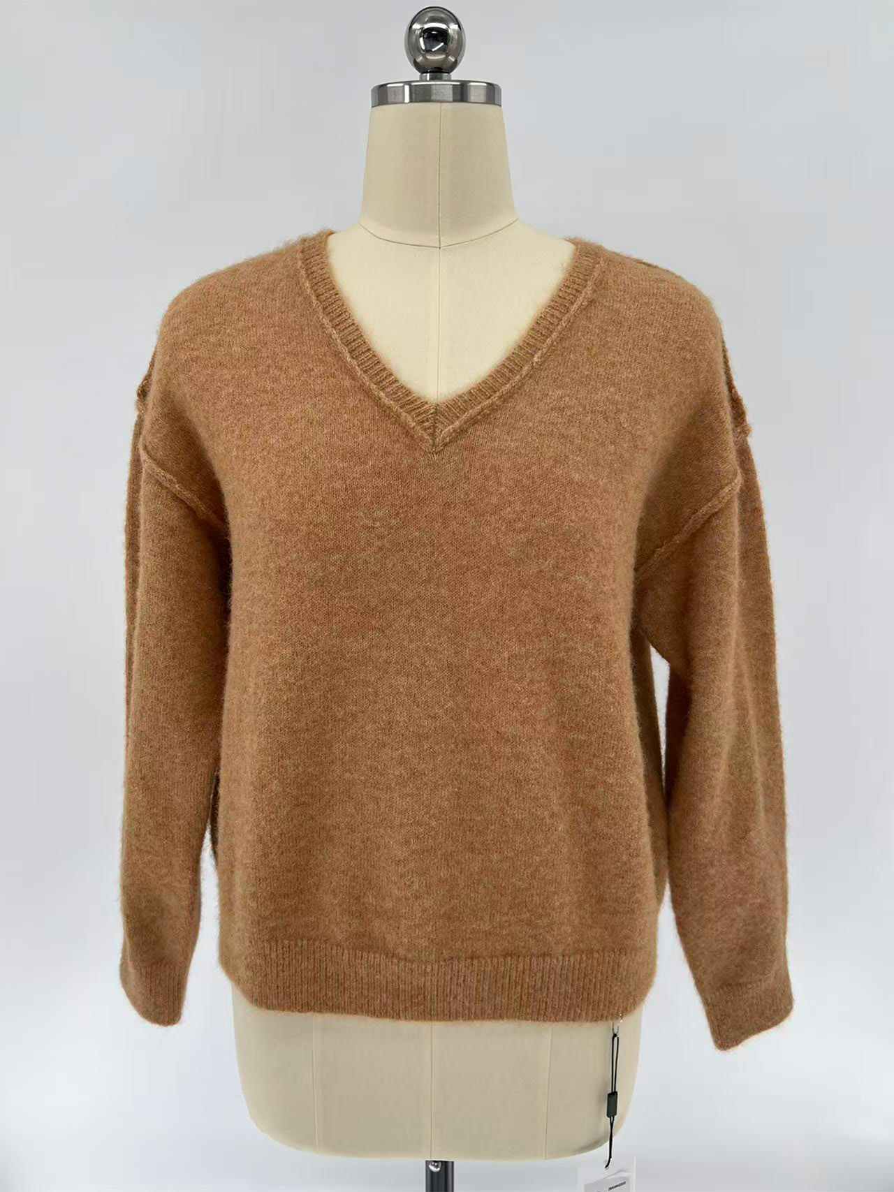Women's Polyester Wool Spandex Blend Knit Pullover